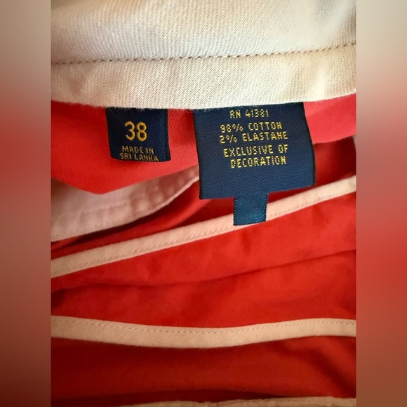 Polo Ralph Lauren Men Pink Chino Shorts SZ 38 Stretch Classic Fit Pockets Preppy - Picture 4 of 10